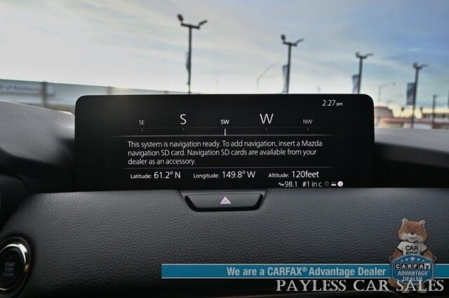 2025 Mazda CX-90 Preferred Package / AWD / Power & Heated Leather Seats / Sunroof / Adaptive Cruise / Lane Departure & Blind Spot / Apple CarPlay & Android Auto / Back Up Cam / 3rd Row / Rear Captains Chairs / Seats 7 / 1-Owner Anchorage AK