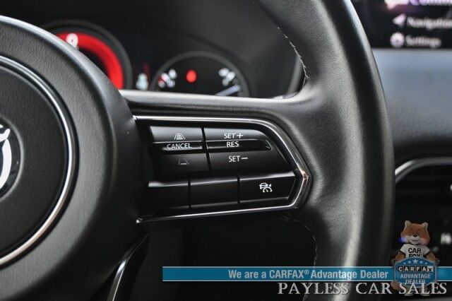 2025 Mazda CX-90 Preferred Package / AWD / Power & Heated Leather Seats / Sunroof / Adaptive Cruise / Lane Departure & Blind Spot / Apple CarPlay & Android Auto / Back Up Cam / 3rd Row / Rear Captains Chairs / Seats 7 / 1-Owner Anchorage AK