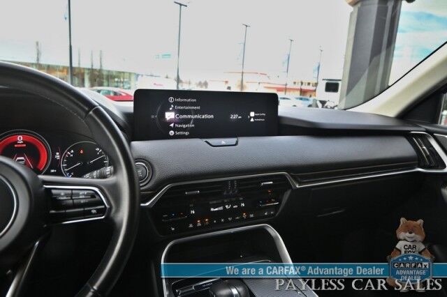 2025 Mazda CX-90 Preferred Package / AWD / Power & Heated Leather Seats / Sunroof / Adaptive Cruise / Lane Departure & Blind Spot / Apple CarPlay & Android Auto / Back Up Cam / 3rd Row / Rear Captains Chairs / Seats 7 / 1-Owner Anchorage AK