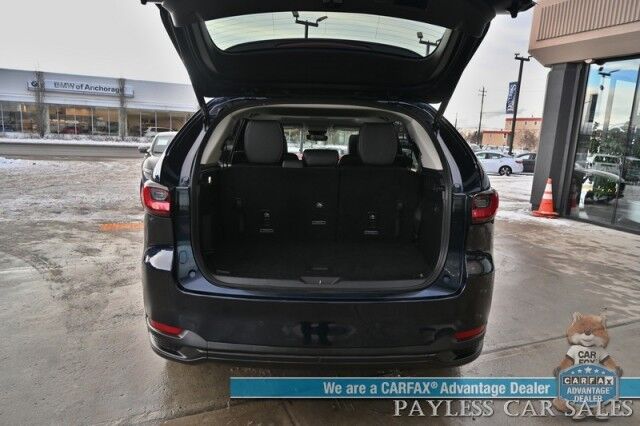 2025 Mazda CX-90 Preferred Package / AWD / Power & Heated Leather Seats / Sunroof / Adaptive Cruise / Lane Departure & Blind Spot / Apple CarPlay & Android Auto / Back Up Cam / 3rd Row / Rear Captains Chairs / Seats 7 / 1-Owner Anchorage AK