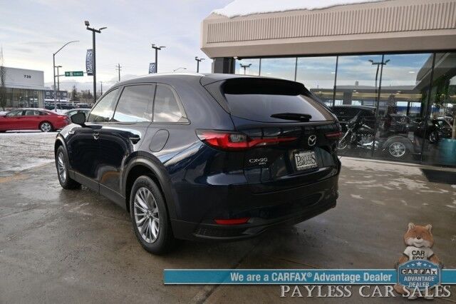 2025 Mazda CX-90 Preferred Package / AWD / Power & Heated Leather Seats / Sunroof / Adaptive Cruise / Lane Departure & Blind Spot / Apple CarPlay & Android Auto / Back Up Cam / 3rd Row / Rear Captains Chairs / Seats 7 / 1-Owner Anchorage AK 2025 Mazda CX-90 Preferred Package / AWD / Power & Heated Leather Seats / Sunroof / Adaptive Cruise / Lane Departure & Blind Spot / Apple CarPlay & Android Auto / Back Up Cam / 3rd Row / Rear Captains Chairs / Seats 7 / 1-Owner Anchorage AK