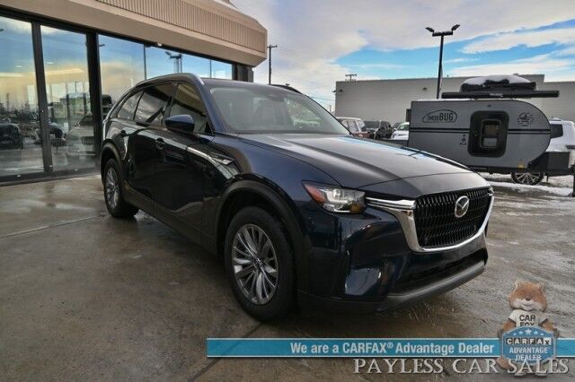 2025 Mazda CX-90 Preferred Package / AWD / Power & Heated Leather Seats / Sunroof / Adaptive Cruise / Lane Departure & Blind Spot / Apple CarPlay & Android Auto / Back Up Cam / 3rd Row / Rear Captains Chairs / Seats 7 / 1-Owner Anchorage AK 2025 Mazda CX-90 Preferred Package / AWD / Power & Heated Leather Seats / Sunroof / Adaptive Cruise / Lane Departure & Blind Spot / Apple CarPlay & Android Auto / Back Up Cam / 3rd Row / Rear Captains Chairs / Seats 7 / 1-Owner Anchorage AK