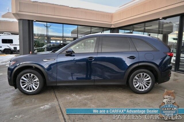 2025 Mazda CX-90 Preferred Package / AWD / Power & Heated Leather Seats / Sunroof / Adaptive Cruise / Lane Departure & Blind Spot / Apple CarPlay & Android Auto / Back Up Cam / 3rd Row / Rear Captains Chairs / Seats 7 / 1-Owner Anchorage AK 2025 Mazda CX-90 Preferred Package / AWD / Power & Heated Leather Seats / Sunroof / Adaptive Cruise / Lane Departure & Blind Spot / Apple CarPlay & Android Auto / Back Up Cam / 3rd Row / Rear Captains Chairs / Seats 7 / 1-Owner Anchorage AK