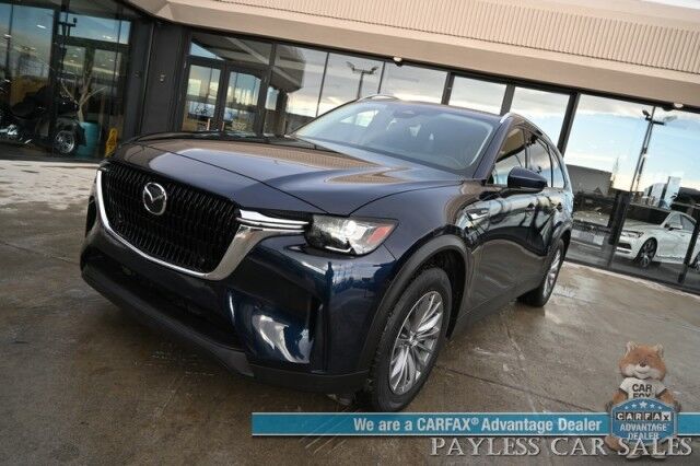 2025 Mazda CX-90 Preferred Package / AWD / Power & Heated Leather Seats / Sunroof / Adaptive Cruise / Lane Departure & Blind Spot / Apple CarPlay & Android Auto / Back Up Cam / 3rd Row / Rear Captains Chairs / Seats 7 / 1-Owner Anchorage AK 2025 Mazda CX-90 Preferred Package / AWD / Power & Heated Leather Seats / Sunroof / Adaptive Cruise / Lane Departure & Blind Spot / Apple CarPlay & Android Auto / Back Up Cam / 3rd Row / Rear Captains Chairs / Seats 7 / 1-Owner Anchorage AK