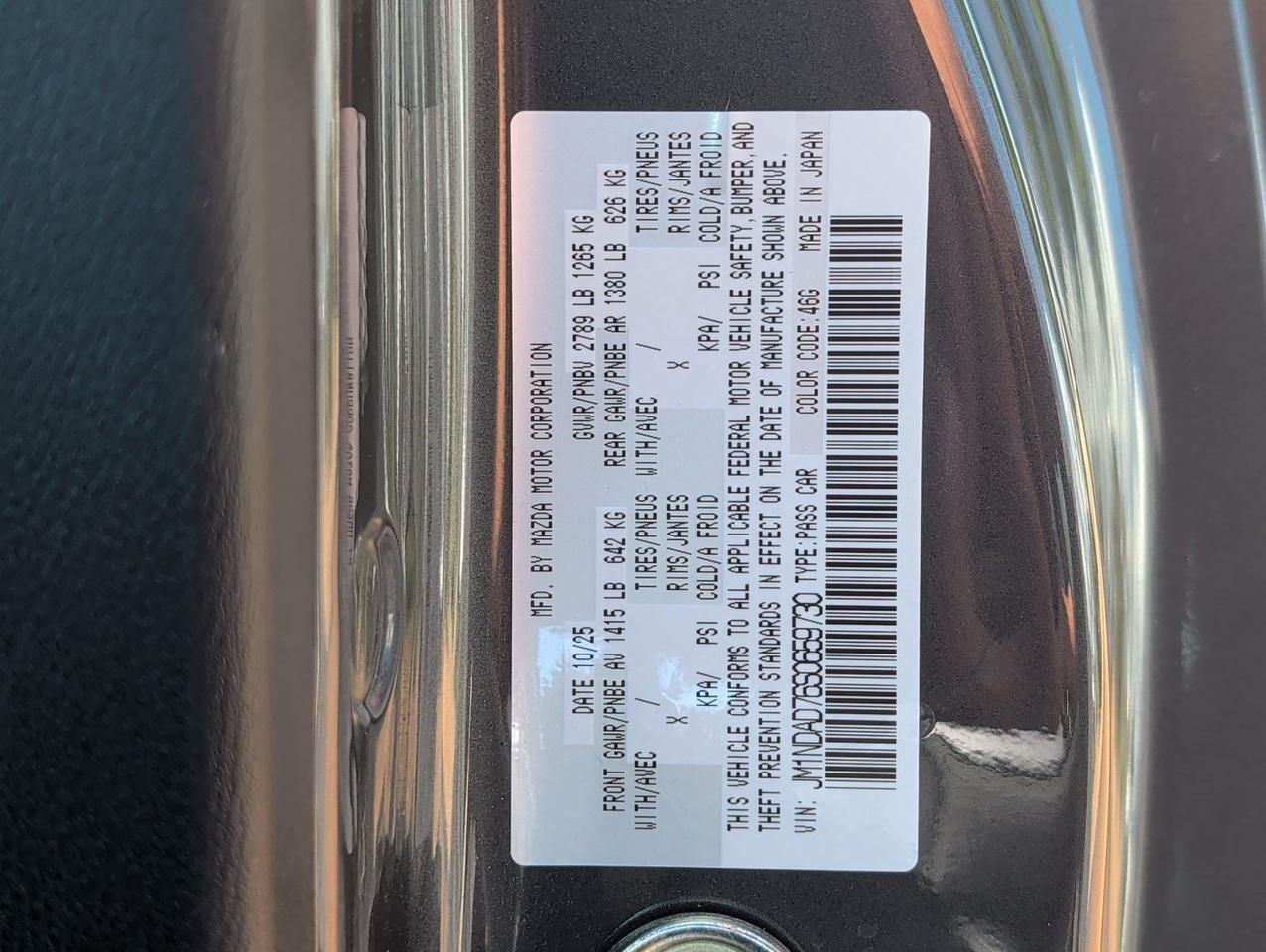 2025 Mazda MX-5 Miata Grand Touring San Juan TX