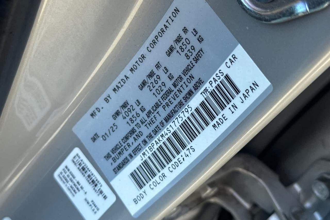 2025 Mazda Mazda3 Hatchback 2.5 S Select Sport Roseville CA