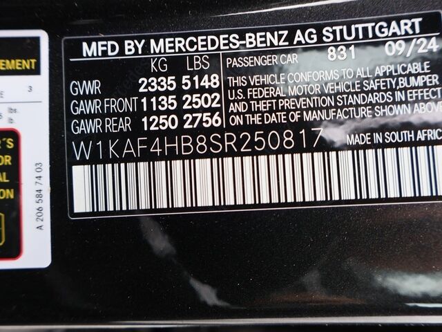 2025 Mercedes-Benz C-Class C 300 Oshkosh WI