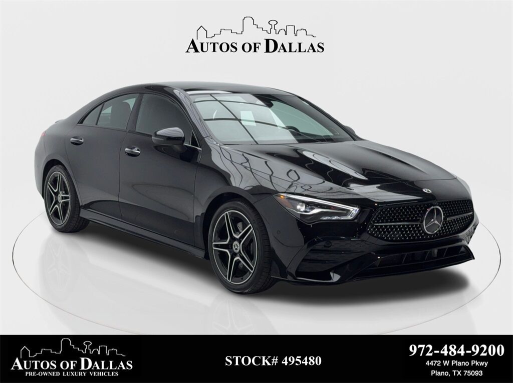2025 Mercedes-Benz CLA CLA 250 AMG NIGHT PKG,NAV,CAM,PANO,BLIND SPOT Plano TX