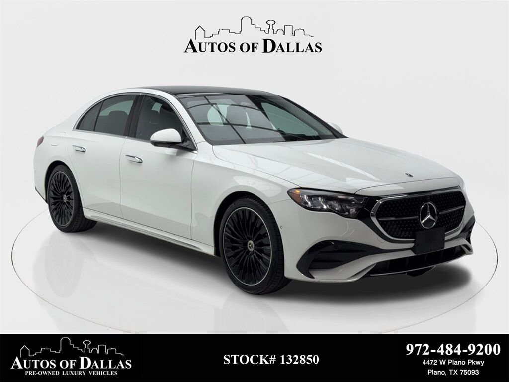 2025 Mercedes-Benz E-Class E 350 AMG NIGHT PKG,NAV,CAM,PANO,BLIND SPOT,20&quot; WL Plano TX
