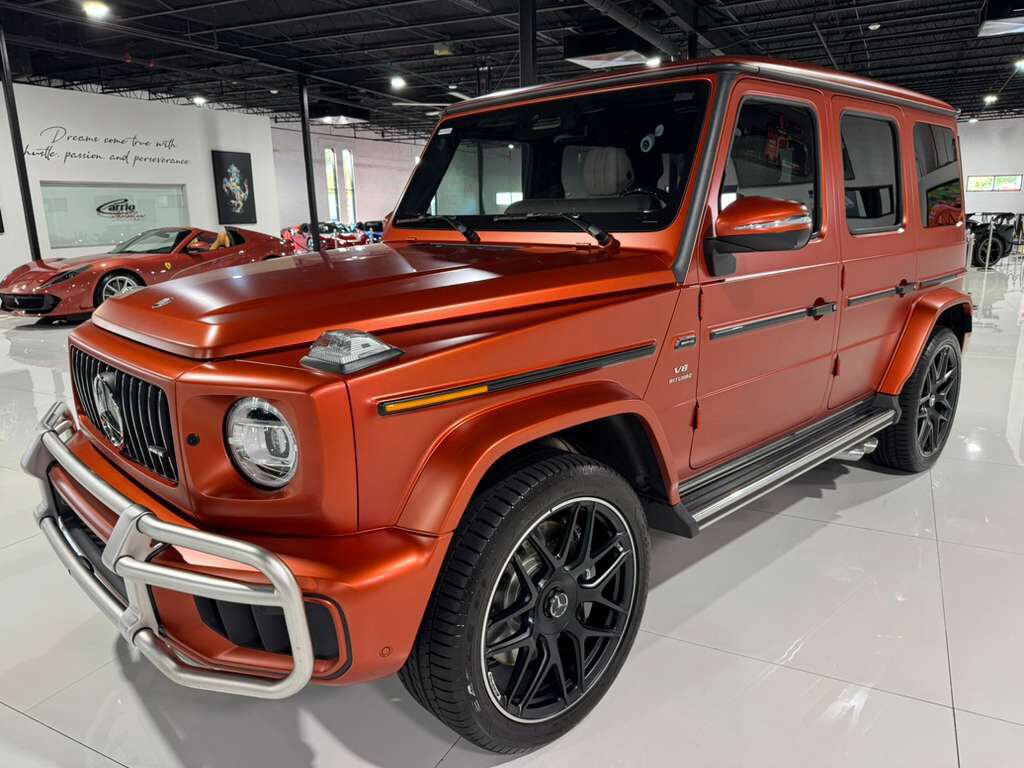 2025 Mercedes-Benz G-Class AMG G 63 Copper Orange Magno paint,Nappa leather,Dinamica headliner,High-End audio AND MUCH MORE!!