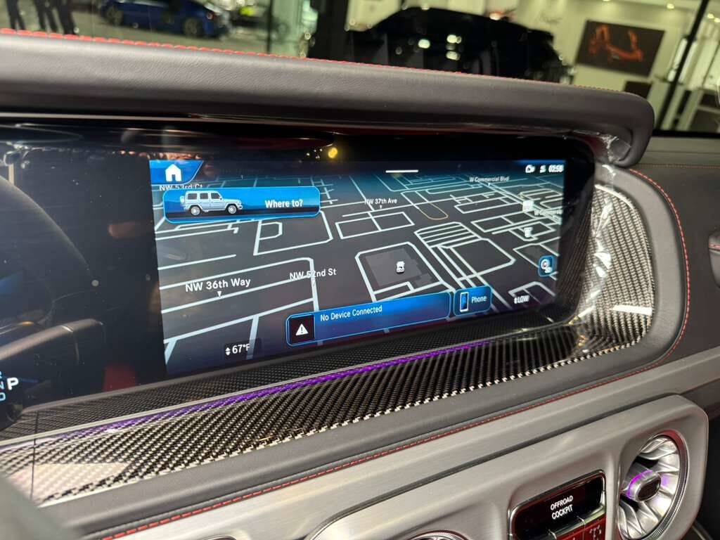 2025 Mercedes-Benz G-Class AMG G 63 body kit,Night Black Magno paint,Exclusive Nappa leather,Burmester High-End audio AND MORE! Fort Lauderdale FL