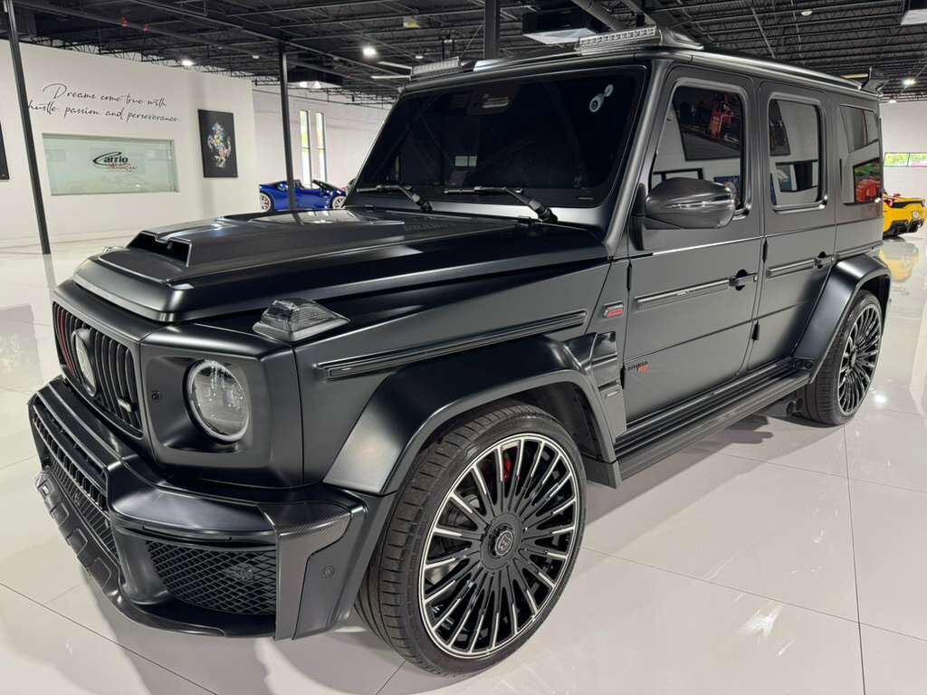2025 Mercedes-Benz G-Class AMG G 63 body kit,Night Black Magno paint,Exclusive Nappa leather,Burmester High-End audio AND MORE!