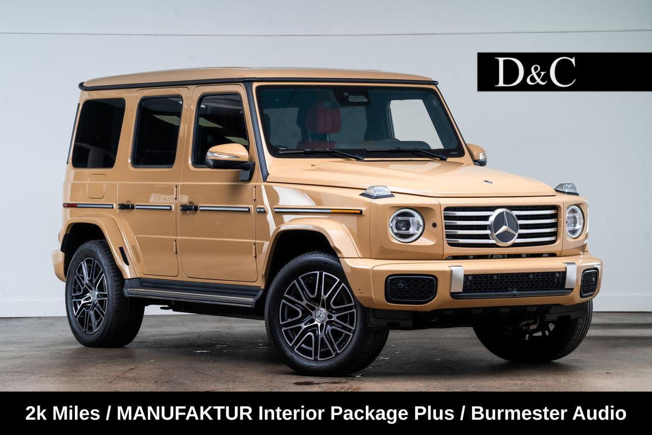 2025 Mercedes-Benz G-Class G 580 MANUFAKTUR Interior Package Plus / Burmester Audio