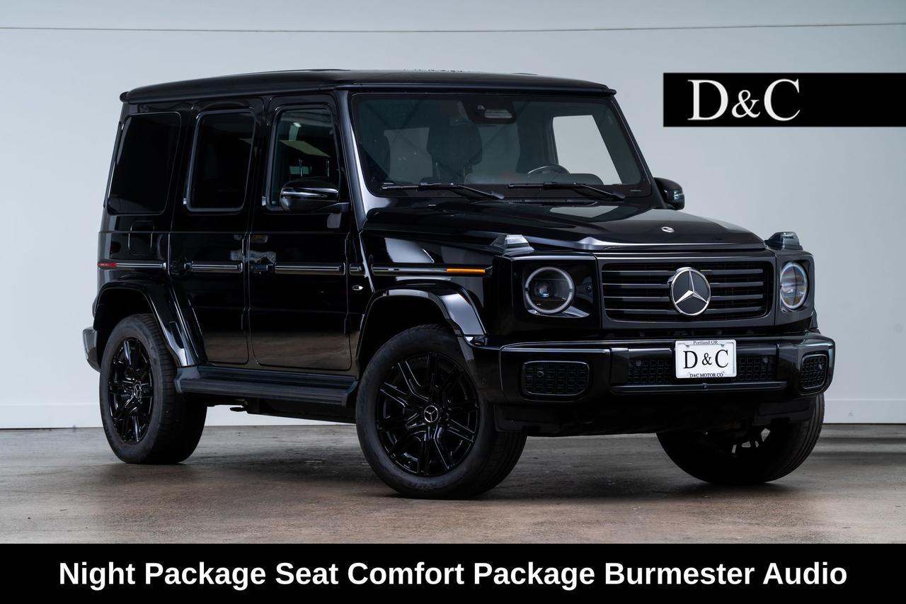 2025 Mercedes-Benz G-Class G 580 Night Package Seat Comfort Package Burmester Audio
