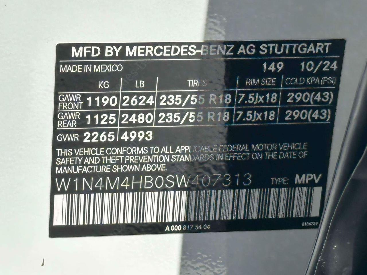 2025 Mercedes-Benz GLB GLB 250 Morristown NJ