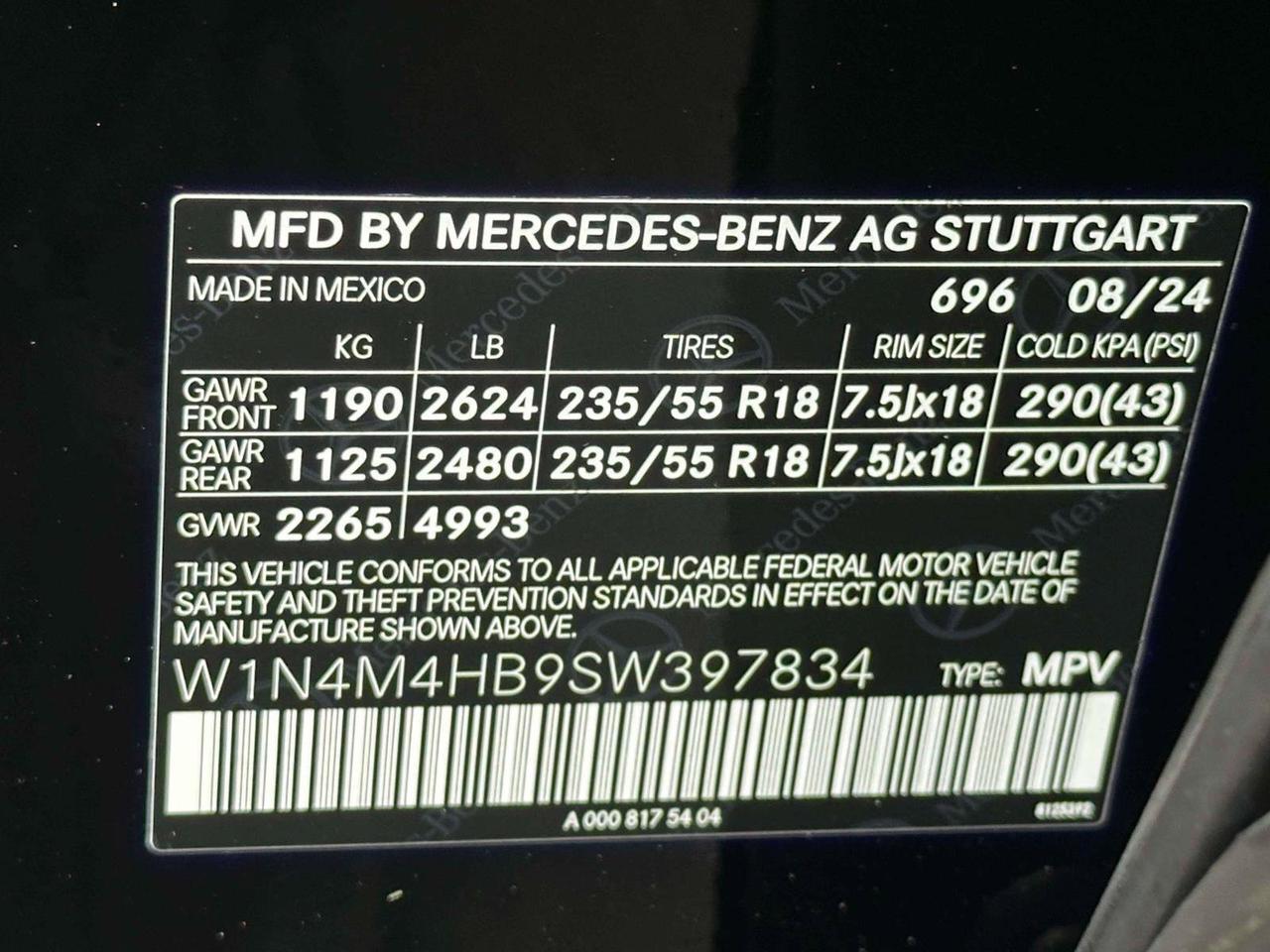 2025 Mercedes-Benz GLB GLB 250 Morristown NJ