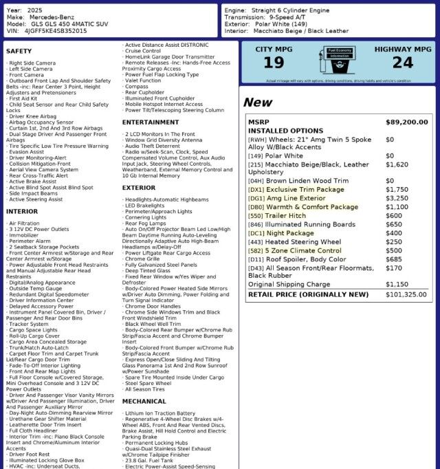 2025 Mercedes-Benz GLS 450 Franklin TN