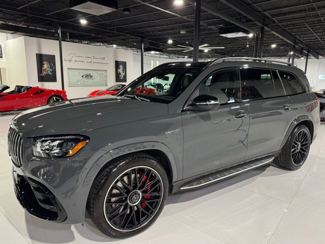 2025 Mercedes-Benz GLS AMG GLS 63 manufaktur paint, nappa leather, dinamica wheel/headliner, captain chairs AND MUCH MORE!! Fort Lauderdale FL