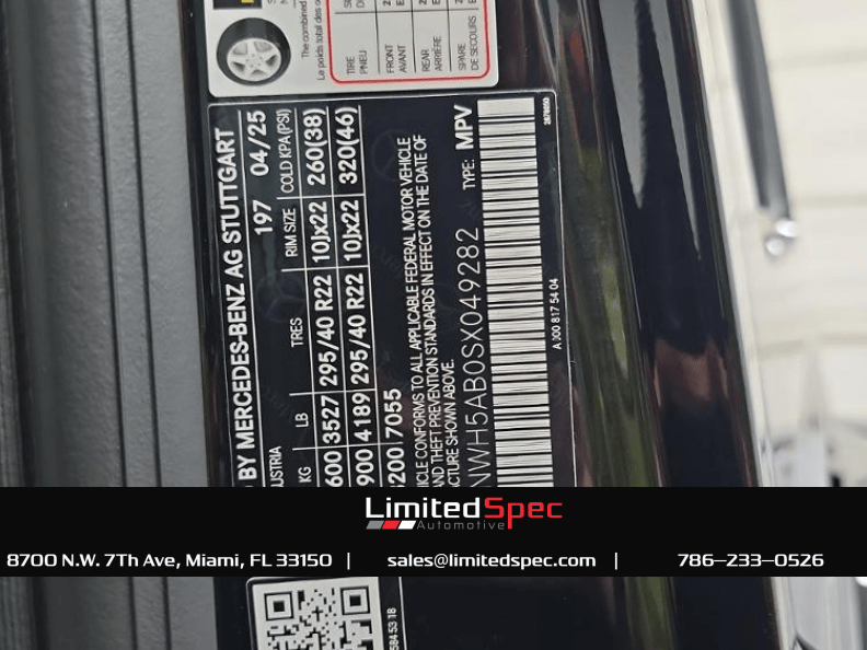 2025 Mercedes-Benz Mercedes-AMG G-Class AMG G 63 Sport Utility 4D Miami FL