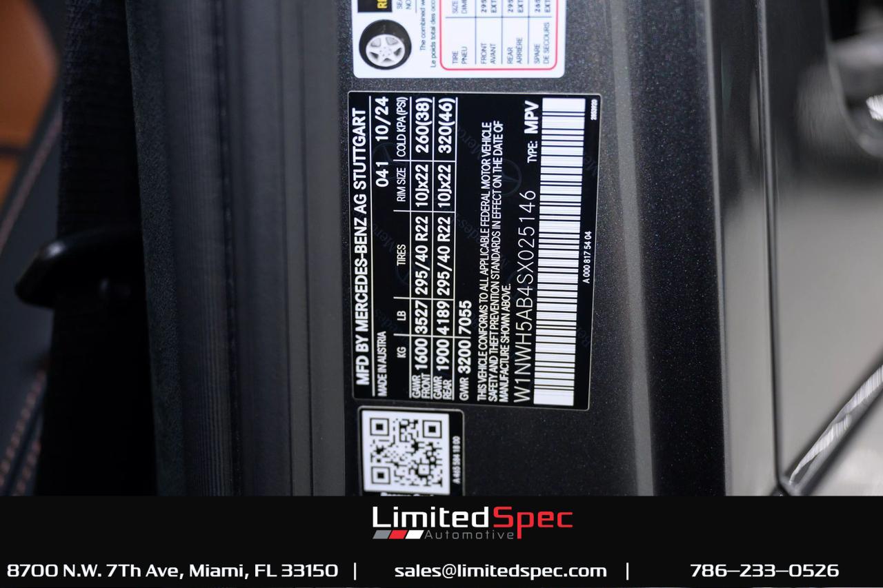 2025 Mercedes-Benz Mercedes-AMG G-Class AMG G 63 Sport Utility 4D Miami FL