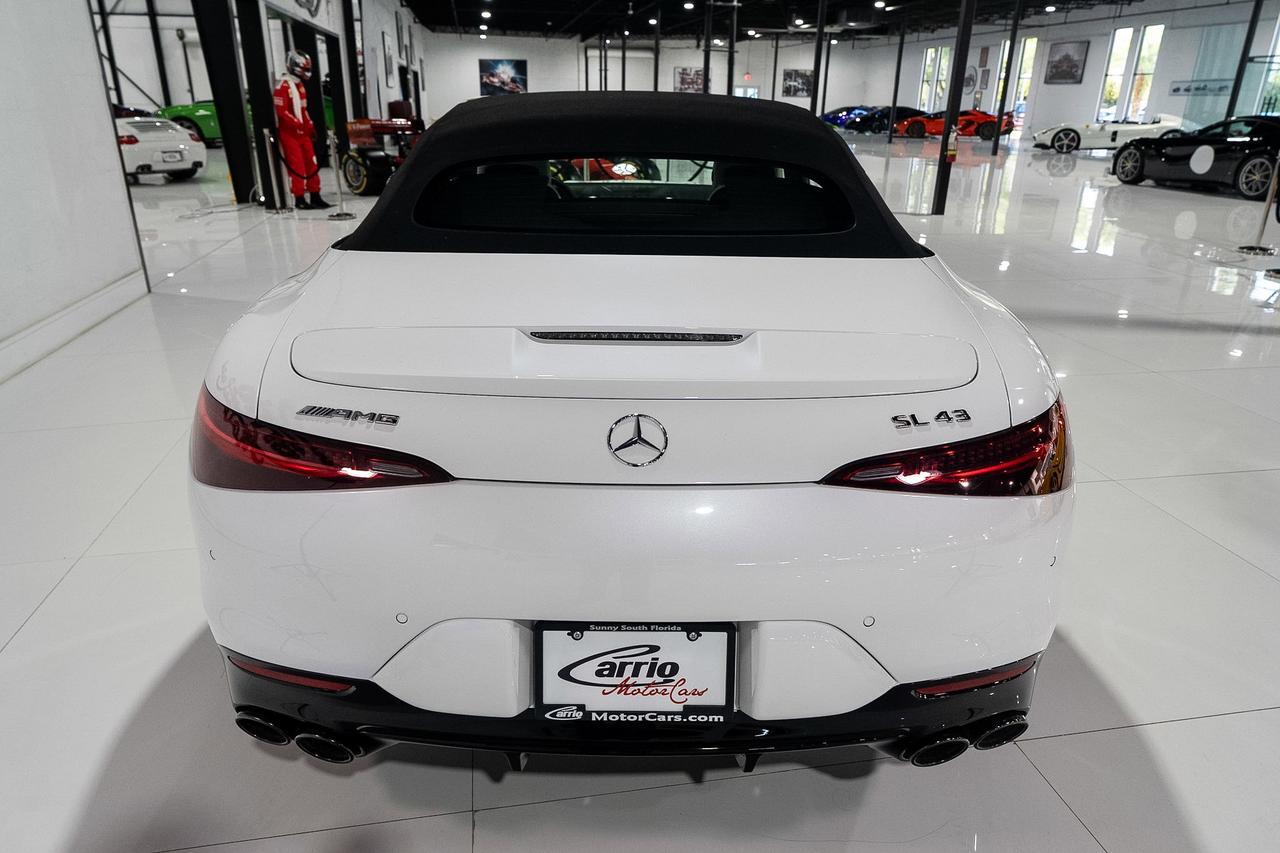2025 Mercedes-Benz SL AMG SL 43 Moonlight White Metallic paint,Night Package Plus,Exclusive Nappa leather interior & MORE! Fort Lauderdale FL