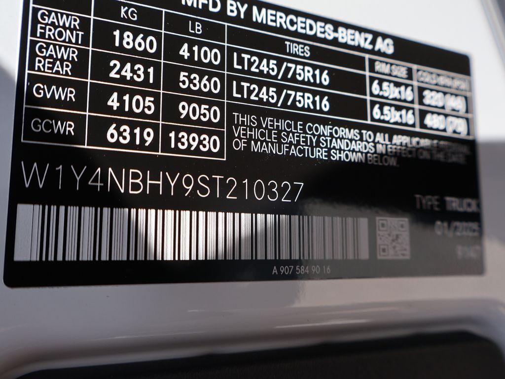 2025 Mercedes-Benz Sprinter 2500 Cargo 144 WB High Roof San Clemente CA