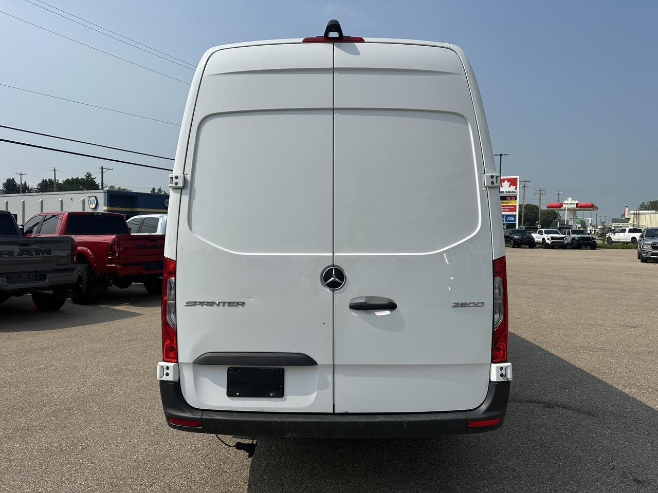 2025 Mercedes-Benz Sprinter Cargo Van 2500 High Roof RWD | 2L Diesel | Low KMs | White Exterior | Heated Driver Seat | Backup Camera Redwater AB