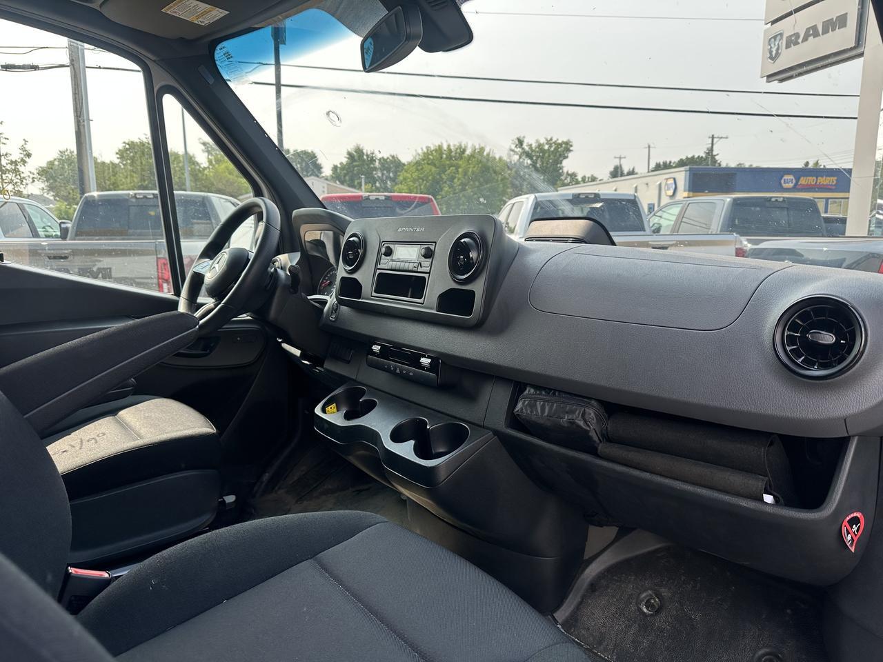 2025 Mercedes-Benz Sprinter Cargo Van 2500 High Roof RWD | 2L Diesel | Low KMs | White Exterior | Heated Driver Seat | Backup Camera Redwater AB