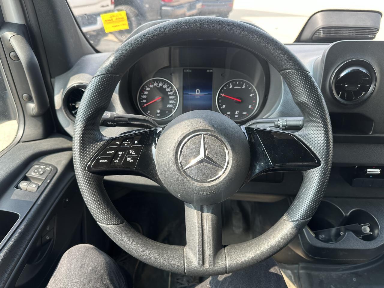 2025 Mercedes-Benz Sprinter Cargo Van 2500 High Roof RWD | 2L Diesel | Low KMs | White Exterior | Heated Driver Seat | Backup Camera Redwater AB