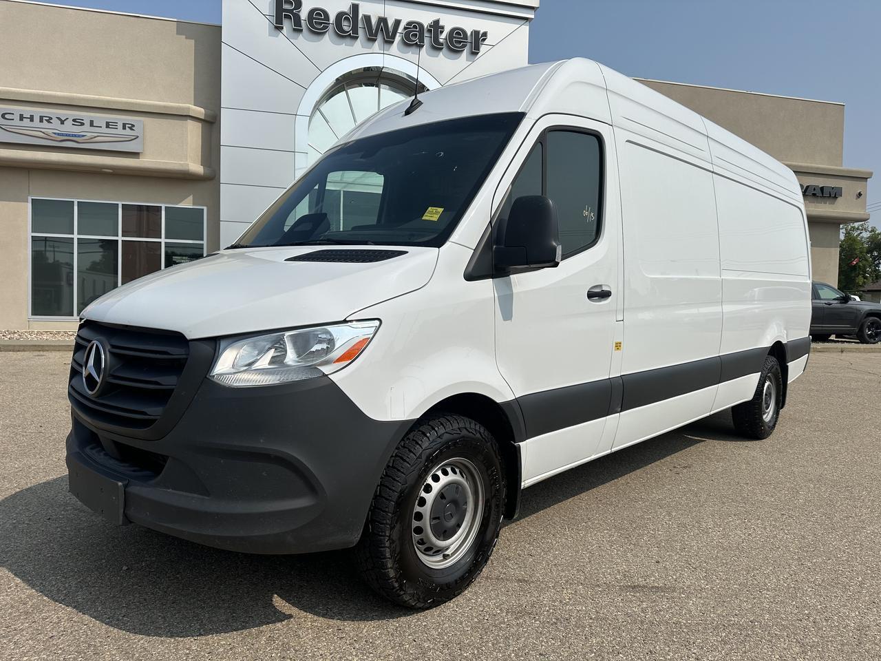 2025 Mercedes-Benz Sprinter Cargo Van 2500 High Roof RWD | 2L Diesel | Low KMs | White Exterior | Heated Driver Seat | Backup Camera Redwater AB