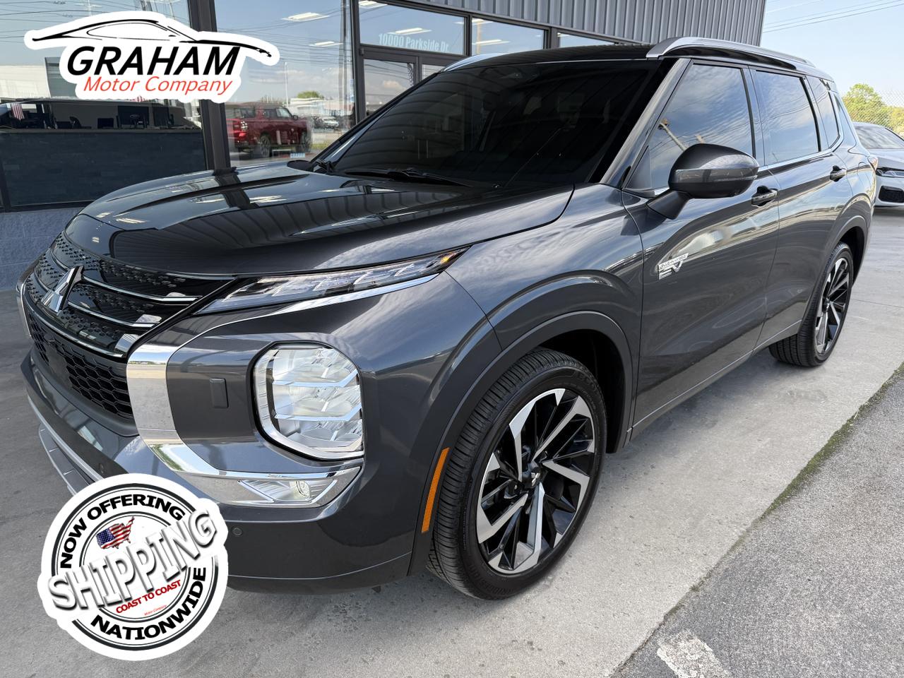 Gray 2025 Mitsubishi Outlander Hybrid Plug-in SEL S-AWC SUV / Crossover All-Wheel Drive Automatic