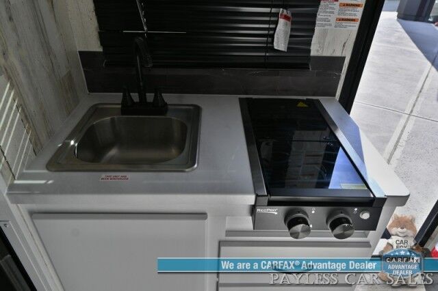 2025 Modern Buggy Country Born CB16 with Front Bunk / Sleeps 4 / Dometic Furnace / 13.5k BTU Rooftop AC / Stainless Steel Sink & Dual Burner Stove / 24in TV / Power Ext Awning / 14in Ground Clearance / All Terrain Tires / Tow Pkg / 2250lbs UVW Wasilla AK