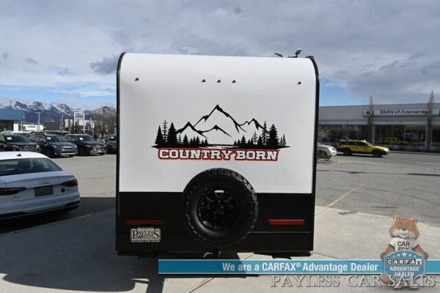 2025 Modern Buggy Country Born CB16 with Front Bunk / Sleeps 4 / Dometic Furnace / 13.5k BTU Rooftop AC / Stainless Steel Sink & Dual Burner Stove / 24in TV / Power Ext Awning / 14in Ground Clearance / All Terrain Tires / Tow Pkg / 2250lbs UVW Anchorage AK