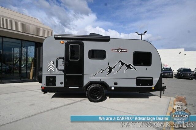 2025 Modern Buggy Country Born CB16 with Front Bunk / Sleeps 4 / Dometic Furnace / 13.5k BTU Rooftop AC / Stainless Steel Sink & Dual Burner Stove / 24in TV / Power Ext Awning / 14in Ground Clearance / All Terrain Tires / Tow Pkg / 2250lbs UVW Anchorage AK