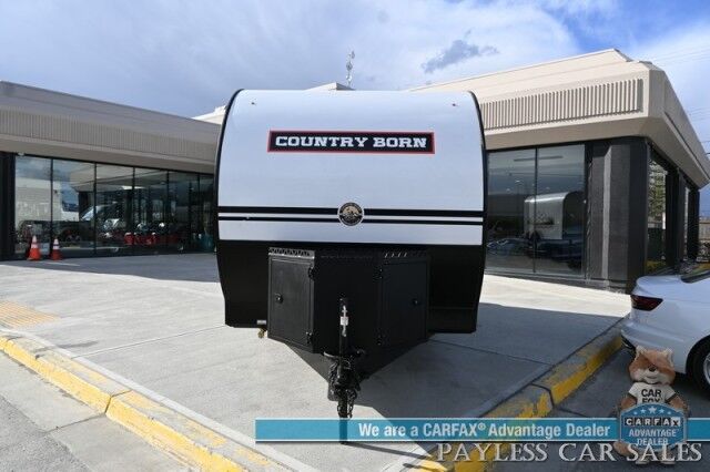2025 Modern Buggy Country Born CB16 with Front Bunk / Sleeps 4 / Dometic Furnace / 13.5k BTU Rooftop AC / Stainless Steel Sink & Dual Burner Stove / 24in TV / Power Ext Awning / 14in Ground Clearance / All Terrain Tires / Tow Pkg / 2250lbs UVW Anchorage AK