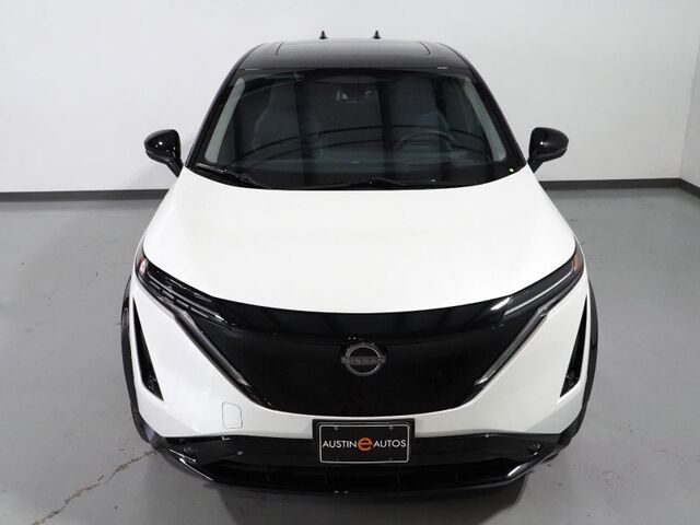 2025 Nissan ARIYA PLATINUM+ e-4ORCE AWD *HEADS-UP DISPLAY, NAVIGATION, SAFETY ALERTS, ADAPTIVE CRUISE, 360 VIEW CAMERA, PANORAMA MOONROOF, NAPPA LEATHER, CLIMATE SEATS, WIRELESS CHARGING, BOSE AUDIO, APPLE CARPLAY Round Rock TX
