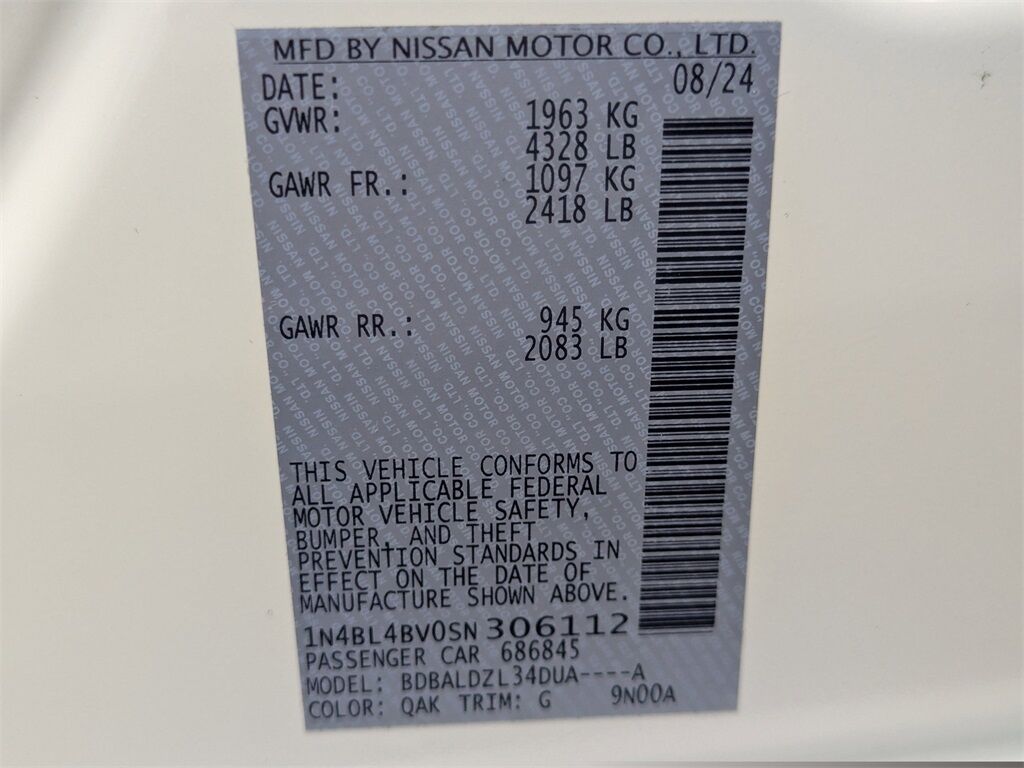 2025 Nissan Altima 2.5 S Kennesaw GA