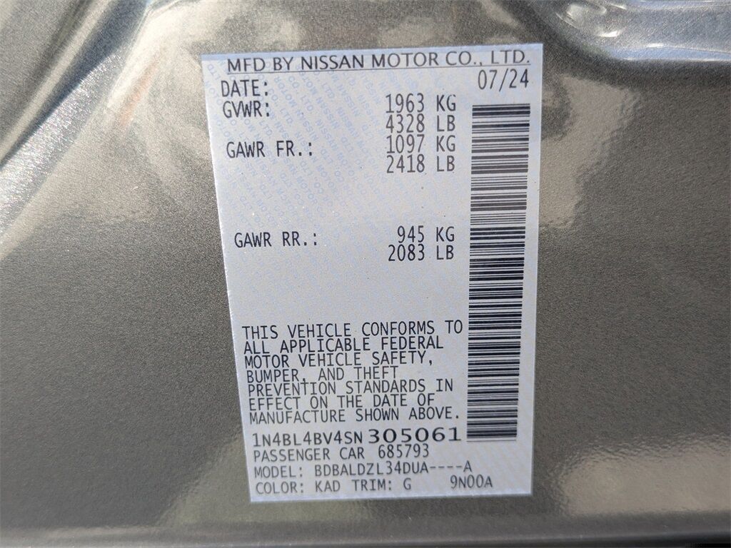 2025 Nissan Altima 2.5 S Kennesaw GA