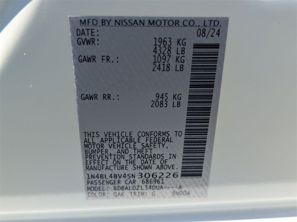 2025 Nissan Altima 2.5 S Kennesaw GA