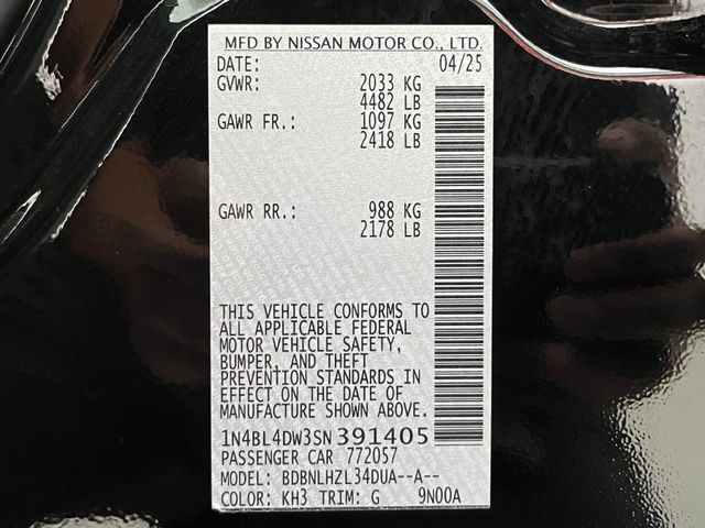 2025 Nissan Altima 2.5 SV Carrollton TX