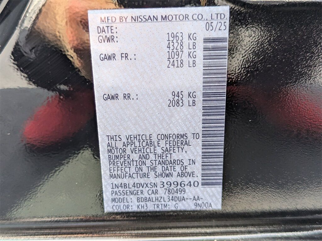 2025 Nissan Altima 2.5 SV Kennesaw GA