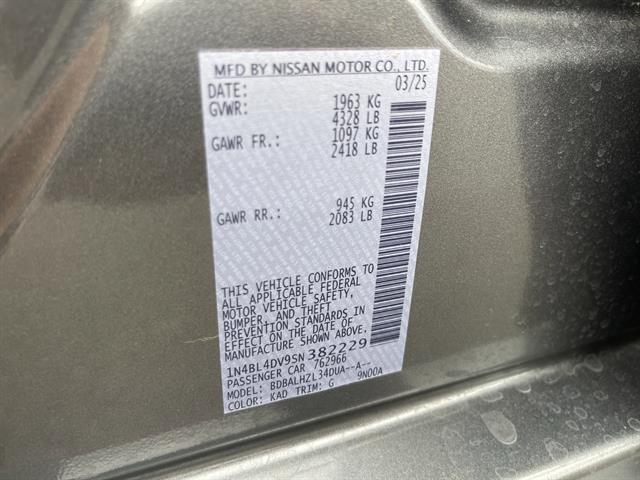 2025 Nissan Altima 2.5 SV Peoria AZ