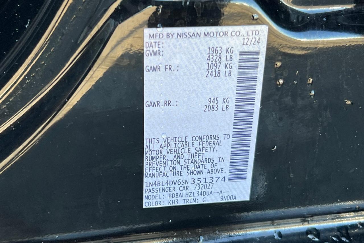 2025 Nissan Altima SV Roseville CA