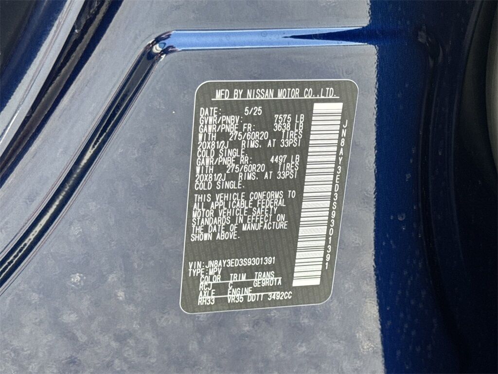2025 Nissan Armada Platinum Kennesaw GA