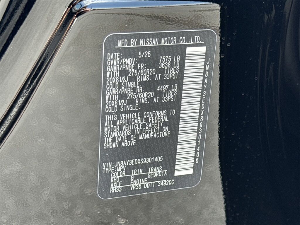 2025 Nissan Armada Platinum Kennesaw GA