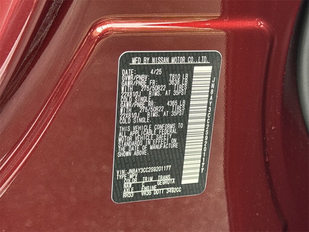 2025 Nissan Armada Platinum Reserve Kennesaw GA