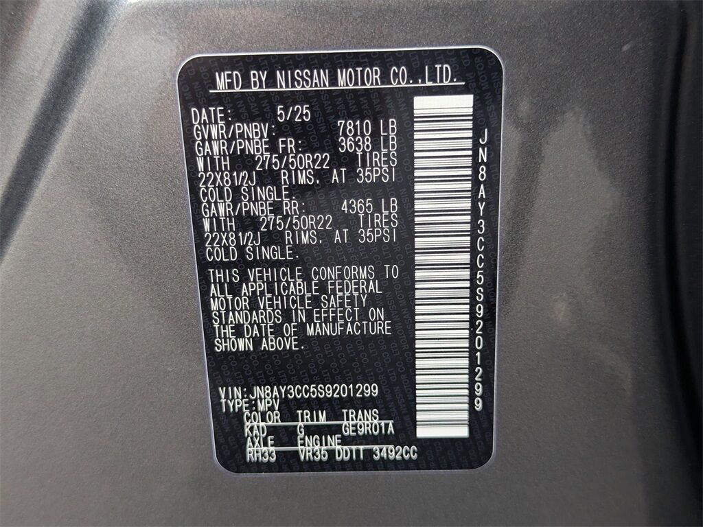 2025 Nissan Armada Platinum Reserve Kennesaw GA