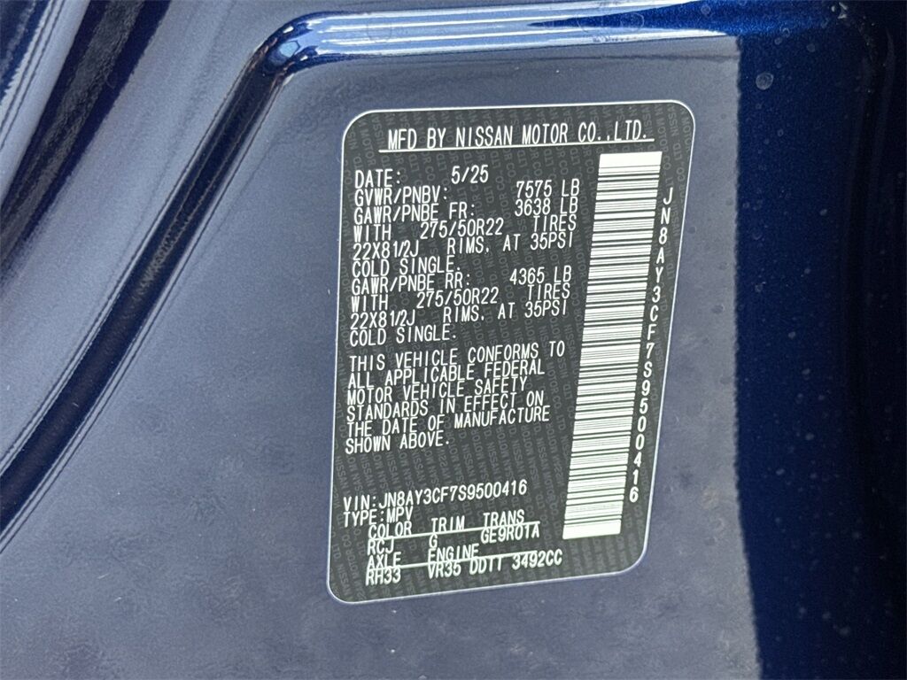 2025 Nissan Armada Platinum Reserve Kennesaw GA