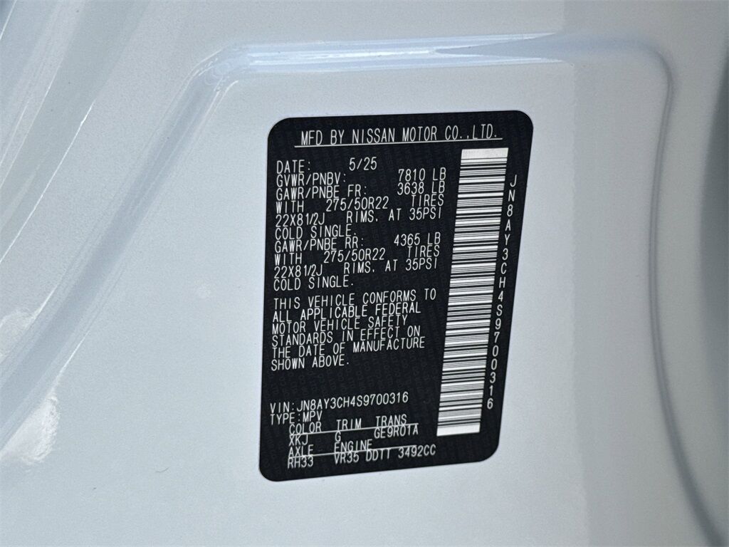 2025 Nissan Armada Platinum Reserve Kennesaw GA