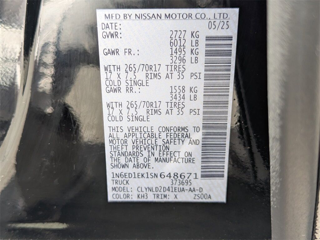 2025 Nissan Frontier PRO-4X Kennesaw GA
